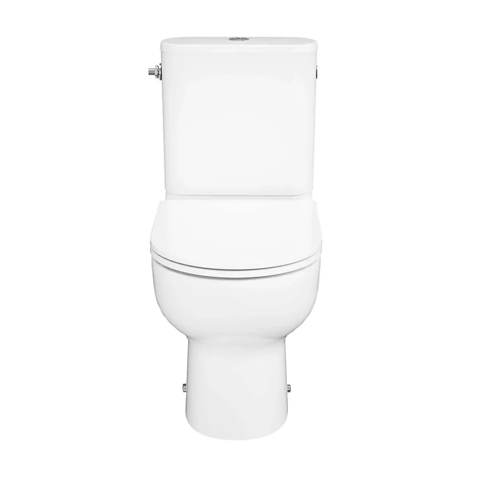 GoodHome Pack WC à poser sans bride vortex avec abattant déclipsable et frein de chute, sortie horizontale, Cavally* Wc À Poser