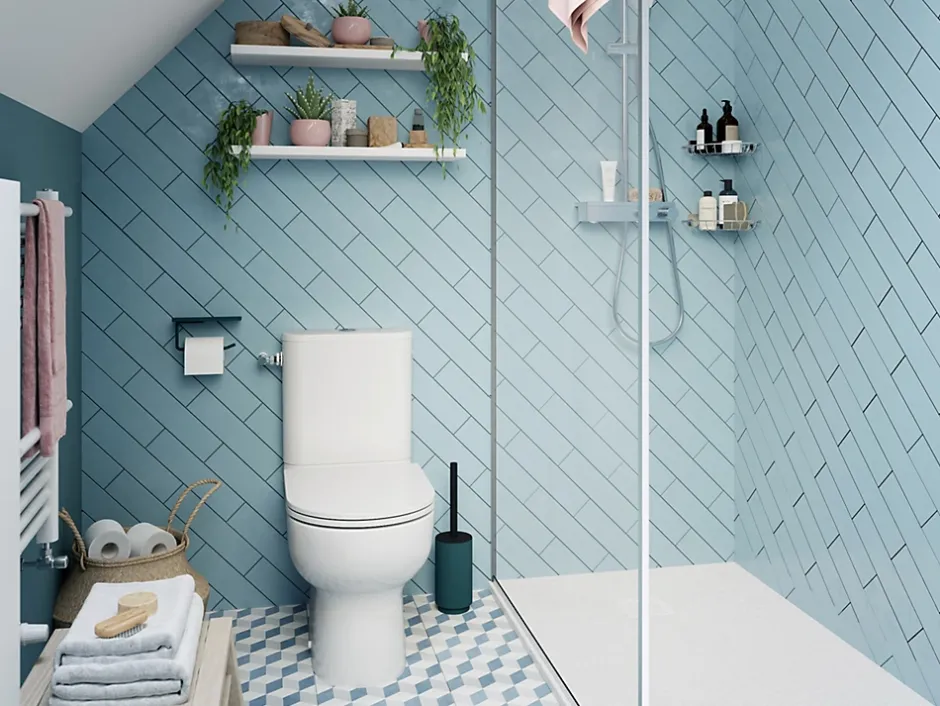 GoodHome Pack WC à poser sans bride vortex avec abattant déclipsable et frein de chute, sortie horizontale, Cavally* Wc À Poser