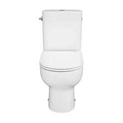 GoodHome Pack WC à poser sans bride vortex avec abattant déclipsable et frein de chute, sortie verticale, Cavally* Wc À Poser