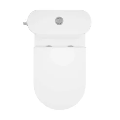 GoodHome Pack WC à poser sans bride vortex avec abattant déclipsable et frein de chute, sortie verticale, Cavally* Wc À Poser