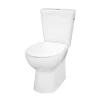 GoodHome Pack WC à poser sans bride avec abattant déclipsable et frein de chute, sortie verticale, NF, Tasi