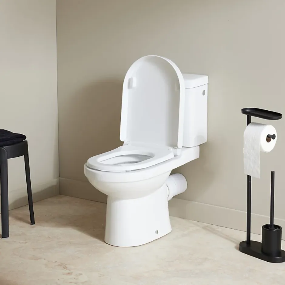 Planète Bain Pack WC à poser sortie horizontale avec abattant magnétique - Osiris