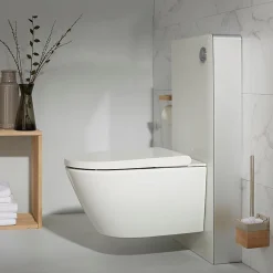 Planète Bain Pack wc avec cuvette lavante - Façade blanche -Wc japonais