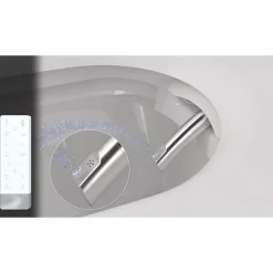 Planète Bain Pack wc avec cuvette lavante - Façade en verre noir-Wc japonais* Wc Japonais