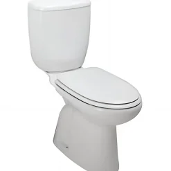 Sanindusa Pack WC Aveiro NF évacuation par dessous alimentation chasse d'eau par le côté blanc