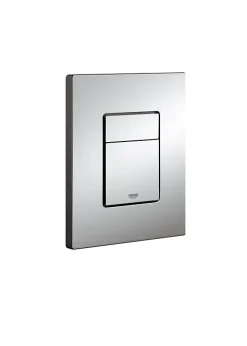 Swiss Aqua Technologies Pack WC Bâti autoportant + WC Infinitio noir sans bride + Plaque chrome* Wc Suspendu