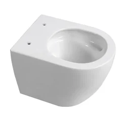 Swiss Aqua Technologies Pack WC bâti-support + WC sans bride Ceramia PixL avec abattant SoftClose + plaque noir (STCEPXWT03-FR)