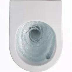 Villeroy & Boch Pack WC bâti-support sol-mur + WC sans bride Ceramia PixL avec abattant SoftClose + plaque noir (VBCEPXWT01-FR)