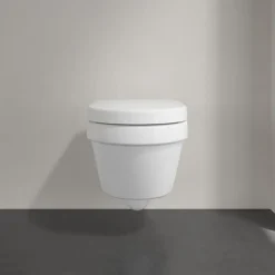 Villeroy & Boch Pack WC cuvette suspendue sans bride avec abattant Targa Design