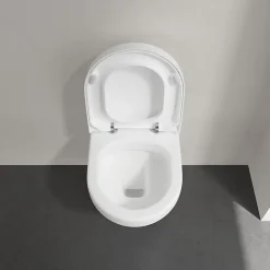 Villeroy & Boch Pack WC cuvette suspendue sans bride avec abattant Targa Design