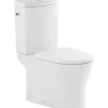 Sanindusa Pack WC cuvette+réservoir+abattant+fixations UrbY 65 caréné évacuation par dessous alim. chasse par le côté blanc* Wc À Poser
