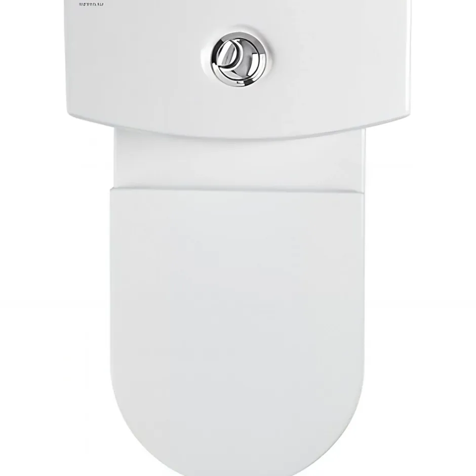 Sanindusa Pack WC cuvette+réservoir+abattant+fixations UrbY 65 caréné évacuation par dessous alim. chasse par le côté blanc* Wc À Poser