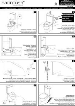 Sanindusa Pack WC cuvette+réservoir+abattant+fixations UrbY 65 caréné évacuation par dessous alim. chasse par le côté blanc* Wc À Poser