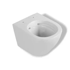 Badland Pack WC GEBERIT Bâti-support Duofix+WC Slim Soft-Close ROLO blanc+tapis d'isolation acoustique+plaque noir* Wc Suspendu