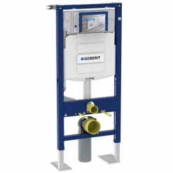 Geberit Pack WC UP320 + Cuvette sans bride Mesto Square + Plaque Chromé Mat* Wc Suspendu