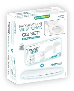 MTK Pack WC japonais : abattant + kit lavant - Hygiène parfaite sans électricité - QQ Net Cleanfast* Wc Japonais