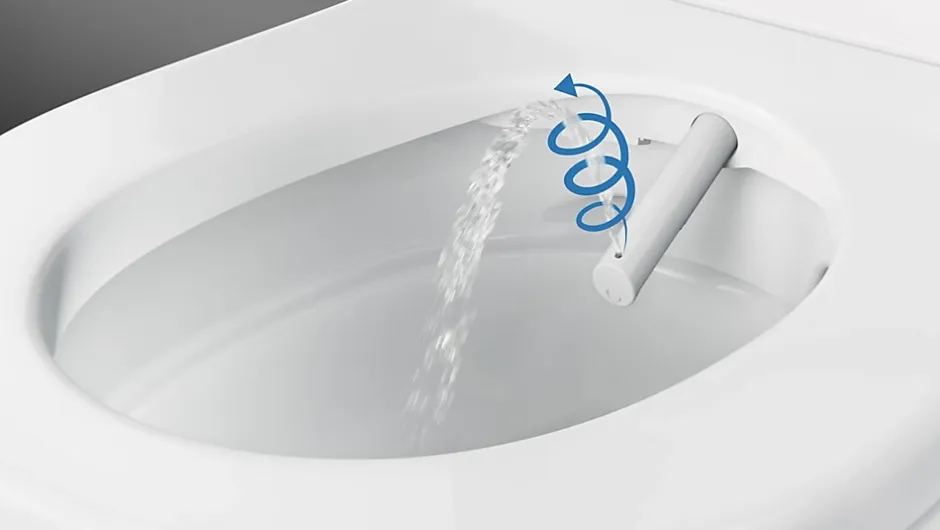 Geberit Pack WC japonais lavant suspendu Laita Premium Rimfree* Wc Japonais