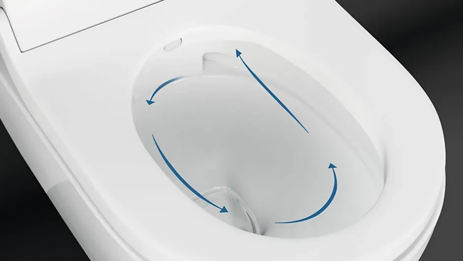 Geberit Pack WC japonais lavant suspendu Laita Premium Rimfree* Wc Japonais
