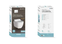 Geberit Pack WC japonais lavant suspendu Laita Essentiel Rimfree* Wc Japonais