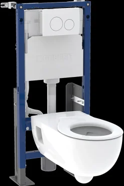 Geberit Pack WC suspendu avec bâti-support autoportant G450 Rimfree