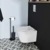 Grohe Pack WC suspendu blanc cuvette sans bride Fuerte et bâti-support sol et mur* Wc Suspendu