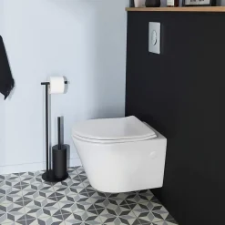 Grohe Pack WC suspendu blanc cuvette sans bride Fuerte et bâti-support sol et mur* Wc Suspendu