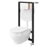 GoodHome Pack WC suspendu compact sans bride Cavally