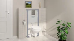 Grohe Pack WC suspendu sans bride sortie horizontale Solido Bau Air