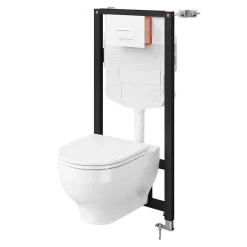 GoodHome Pack WC suspendu sans bride Cavally* Wc Suspendu