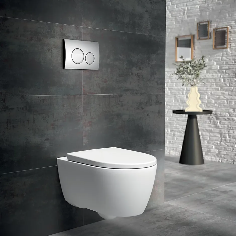 Geberit Pack WC suspendu sans bride, G-600 Pure Mat