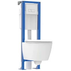 Siamp Pack WC suspendu sans bride Nacre