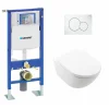 Geberit Pack WC UP320 autoportant + Cuvette Subway 3.0 + Plaque Sigma Blanche* Wc Suspendu