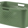 Sundis Panier à linge vert 40L en polypropylène, Pixel