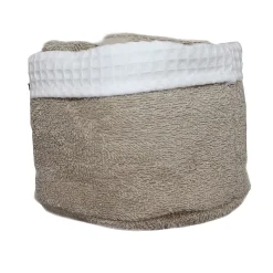 Sud Etoff Panier invité avec serviettes (30x30 cm - Naturel)* Serviette De Bain