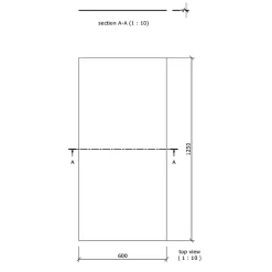 Wedi Panneau de construction 125 x 60 x 0,6 cm