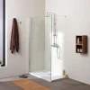 Panneau de douche fixe en verre clair 8 mm - walk in