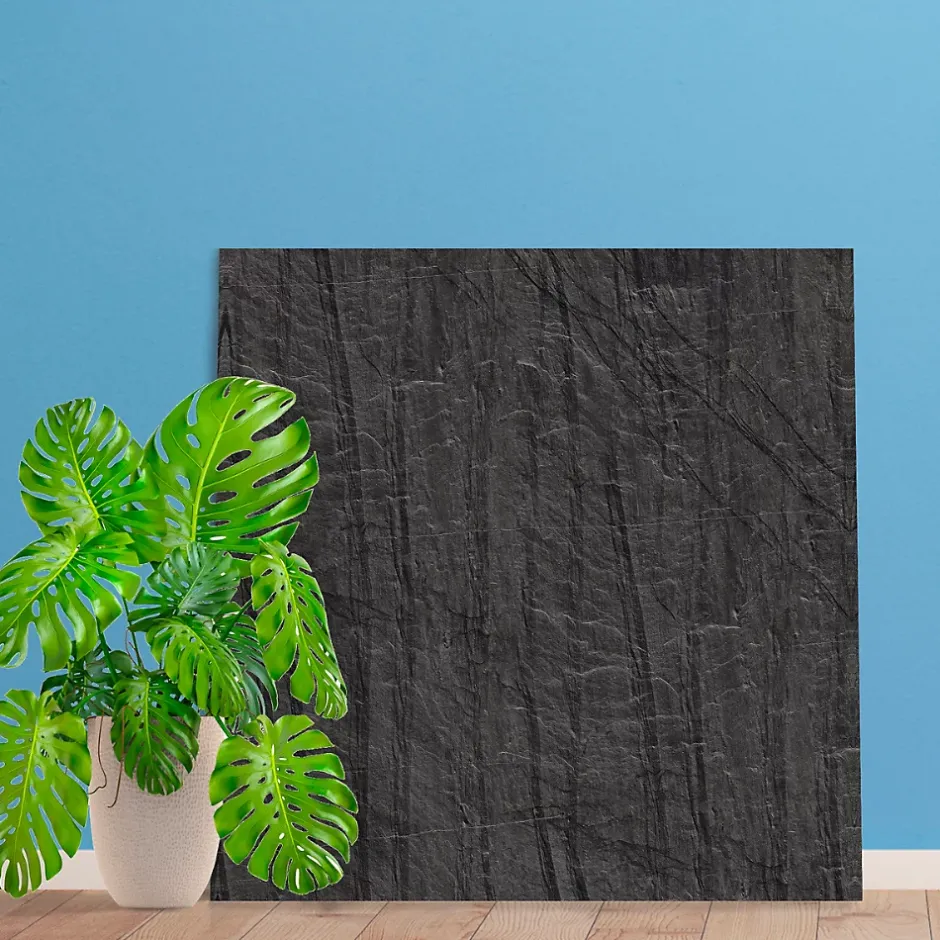Kobert-in Panneau d'habillage pour bâti,support WC suspendu, 1200x1200x4 mm, finition Pierre Noir, Manson KOBERT,IN* Wc Suspendu