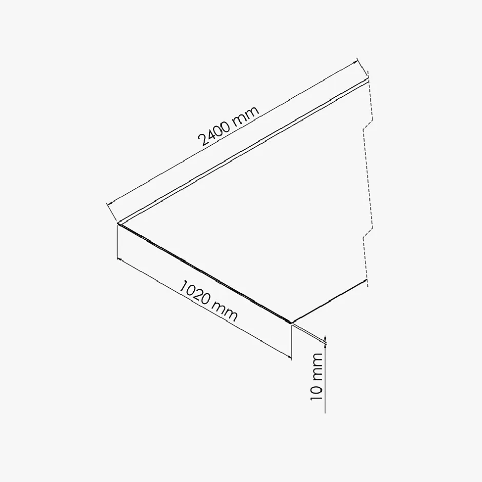 Mon Marché Déco Panneau Douche PVC Marbre de Carrare - L. 240 x l. 100 x ép. 1 cm