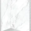 Ma nouvelle décoration Panneau Mural Alu Douche salle de bain MARBRE BLANC Mat 120 cm x 210 cm Ma Nouvelle Déco