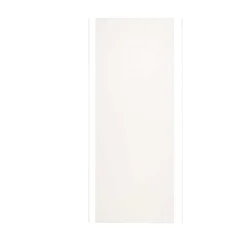 AICA Sanitaire Panneau mural de douche Blanc 80 x 210 cm mural aluminium avec 1 profile - Étanche, durable et facile à nettoyer