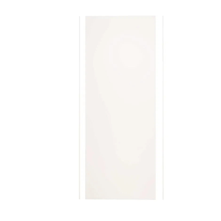 AICA Sanitaire Panneau mural de douche Blanc 90 x 210 cm mural aluminium avec 1 profile - Étanche, durable et facile à nettoyer