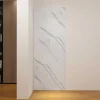 AICA Sanitaire Panneau mural de douche effet blanc marbre 120 x 210 cm mural aluminium - Étanche, durable et facile à nettoyer* Panneau Mural De Salle De Bains
