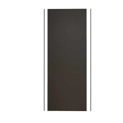AICA Sanitaire Panneau mural de douche Noir 90 x 210 cm mural aluminium avec 1 profile - Étanche, durable et facile à nettoyer
