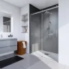 Schulte Panneau mural de salle de bains l.90x255 cm, anthracite, DécoDesign