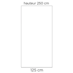Kinedo Panneau mural de salle de bain - Kinewall Design - - Blanc satiné - 125x250 cm* Panneau Mural De Salle De Bains