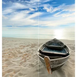 Schulte Panneau mural de salle de bains l.90 x H.210 cm, bateau en niche, Décodesign photo vendu par 2