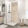 Schulte Panneau mural salle de bains beige Castello l.100 x H.210 cm, DécoDesign Décor