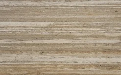 Stone Evolution Panneau 2500x1200x25 mm en véritable Travertin strié sur composite à chants nus* Panneau Mural De Salle De Bains