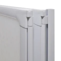 Vidaxl Pare baignoire à 3 volets rétractables (141x132 cm - Blanc)* Pare-Baignoire