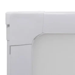 Vidaxl Pare baignoire à 3 volets rétractables (141x132 cm - Blanc)* Pare-Baignoire